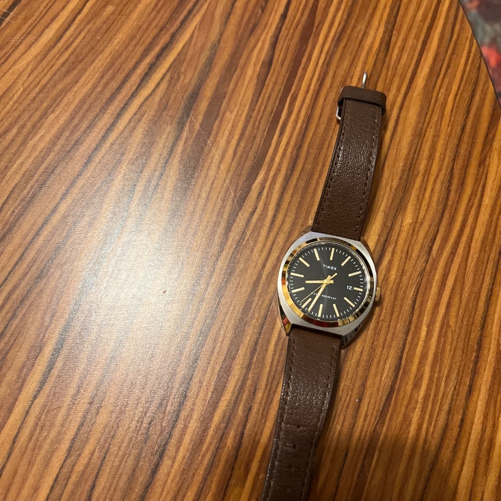 Timex Milano xl black silver gold. - Picture 2 of 2